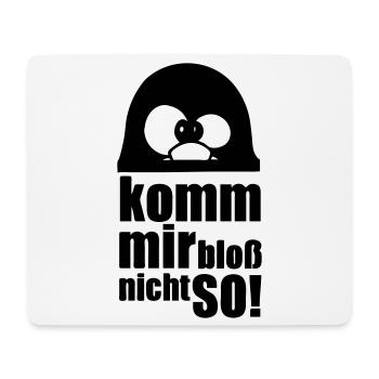 Pinguin Fun Spruch Geschenk Tier lustig - Mousepad (Querformat) - Weiß - Vorne