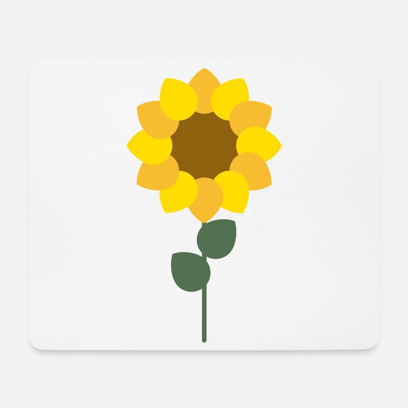 sunflower - Mouse Pad (horizontal) - white
