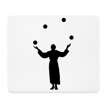 Juggling - Mouse Pad (horizontal) - white - Front