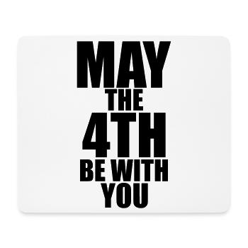 May the 4th be with you - Tapis de souris (format paysage) - blanc - Devant