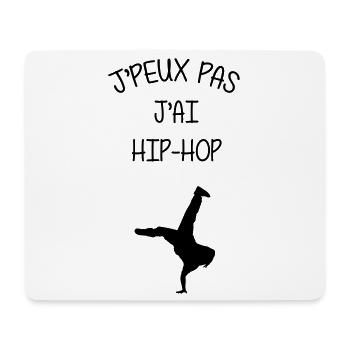 Hip-Hop / Rap / Instrument de Musique / Hip Hop - Tapis de souris (format paysage) - blanc - Devant