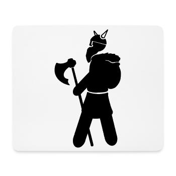Viking Hiking - Mouse Pad (horizontal) - white - Front