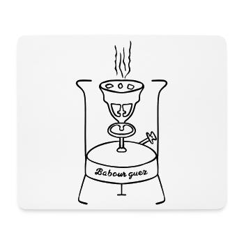 Babour - Mousepad (Querformat) - Weiß - Vorne