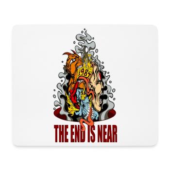 Das Ende ist nahe - Mousepad (Querformat) - Weiß - Vorne
