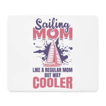 Segler Mama - Mousepad (Querformat) - Weiß - Vorne