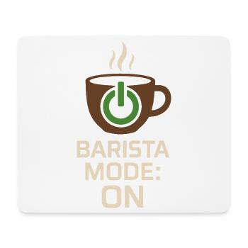 Barista Espresso Crew Kaffee Slinger Latte - Mousepad (Querformat) - Weiß - Vorne
