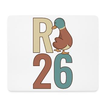 R Duck 26 - R Duck 2026 - Pension 2026 - Mouse Pad (horizontal) - white - Front
