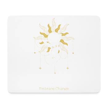Fine Line Woman – Embrasser le changement - Tapis de souris (format paysage) - blanc - Devant