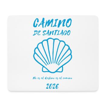 Camino de Santiago Jakobsweg 2026 - Mousepad (Querformat) - Weiß - Vorne