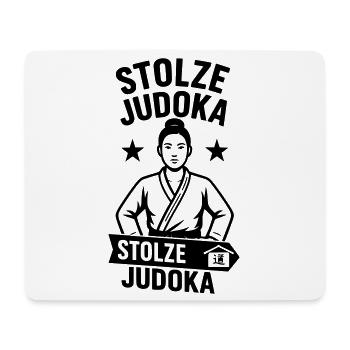 Proud judoka - Mouse Pad (horizontal) - white - Front