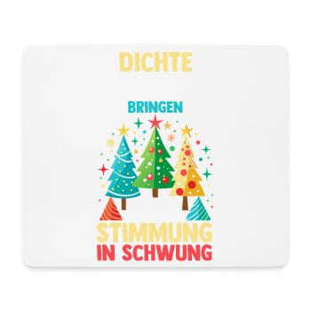 Weihnachtsmann Fichten Weihnachtsbaum Weihnachten - Mousepad (Querformat) - Weiß - Vorne