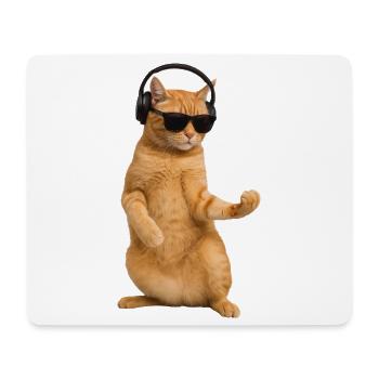 Luftgitarre Air Guitar - Tapis de souris (format paysage) - blanc - Devant