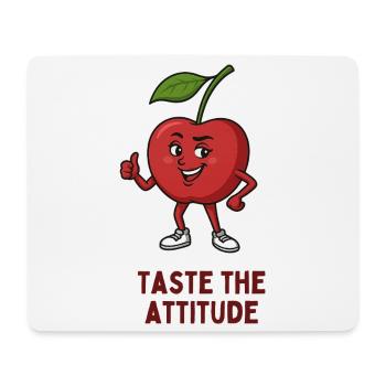 Apple with Attitude Motif - Mouse Pad (horizontal) - white - Front