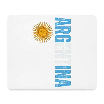 Made in Argentina, born in Argentina - Mouse Pad (horizontal) - white - Front