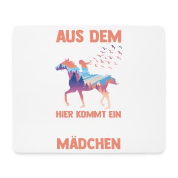 Reiten Pferdeliebhaber Reiterhof Pferde - Mousepad (Querformat) - Weiß - Vorne