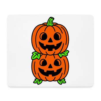 Halloween pumpkins - Mouse Pad (horizontal) - white - Front