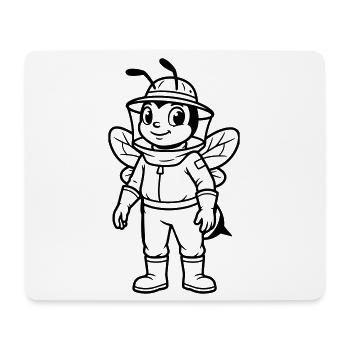 Imker - Mousepad (Querformat) - Weiß - Vorne