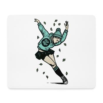 Danseuse #3 - Tapis de souris (format paysage) - blanc - Devant
