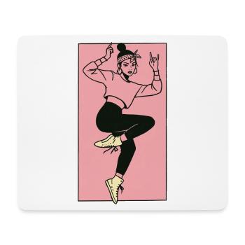 Female dancer #6 - Mousepad (Querformat) - Weiß - Vorne