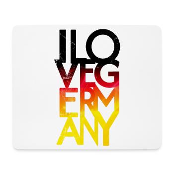 I Love Germany - Mouse Pad (horizontal) - white - Front