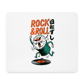 Rock Roll Sushi  - Mousepad (Querformat) - Weiß - Vorne