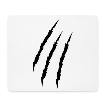 claw - Mouse Pad (horizontal) - white - Front