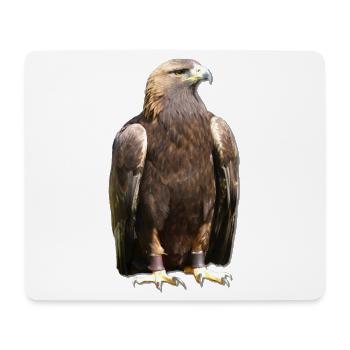 Vogeltier Greifvogel Krallen Falkner Beizjagd - Mousepad (Querformat) - Weiß - Vorne