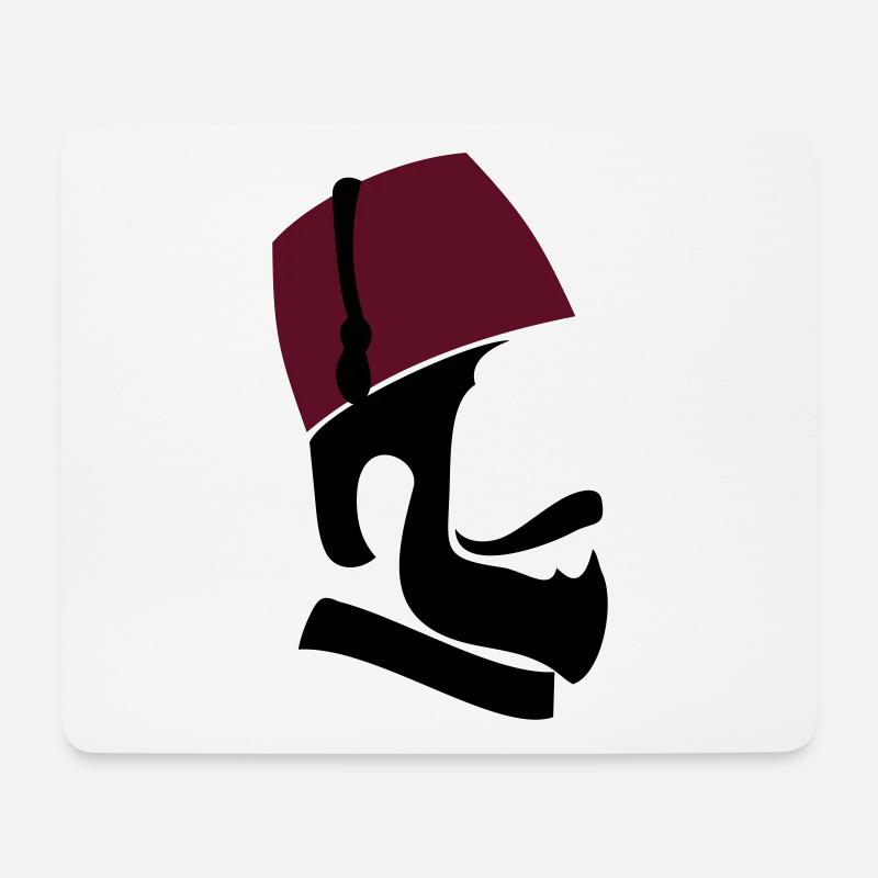 Ottoman Man - Mousepad (Querformat) - Weiß
