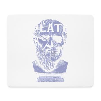 Plato Artistic Skull Design - Mouse Pad (horizontal) - white - Front