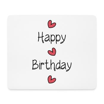 ALLES GUTE ZUM GEBURTSTAG!. ALLES GUTE ZUM GEBURTSTAG!. JAHRESTAG. - Mousepad (Querformat) - Weiß - Vorne