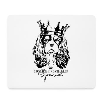 CAVALIER KING CHARLES SPANIEL Chiens Wilsigns Chien - Tapis de souris (format paysage) - blanc - Devant
