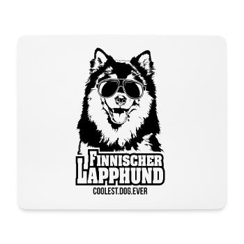 FINNISCHER LAPPHUND coolest dog ever Hundespruch - Mousepad (Querformat) - Weiß - Vorne