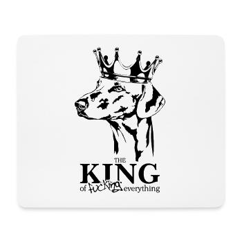 AZAWAKH Roi de tout Dire Chiens Wilsigns - Tapis de souris (format paysage) - blanc - Devant