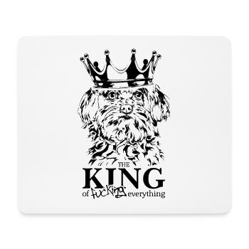 Maltese King of everything Saying Dogs - Mouse Pad (horizontal) - white - Front