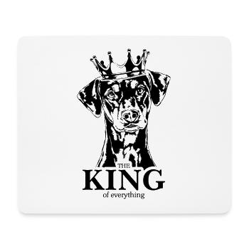 German Pinscher King of everything Wilsigns - Mouse Pad (horizontal) - white - Front
