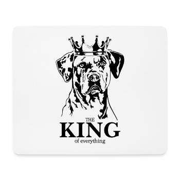 Catahoula Leopard Dog King of everything Wilsigns - Mouse Pad (horizontal) - white - Front