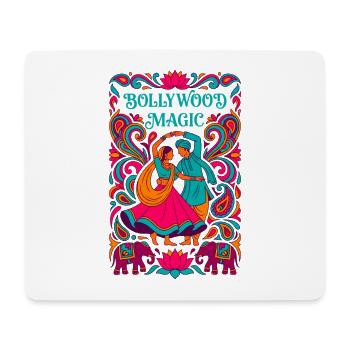 Bollywood Magic - Danse indienne ornée - Tapis de souris (format paysage) - blanc - Devant