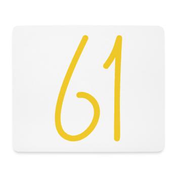 61 - Mouse Pad (horizontal) - white - Front