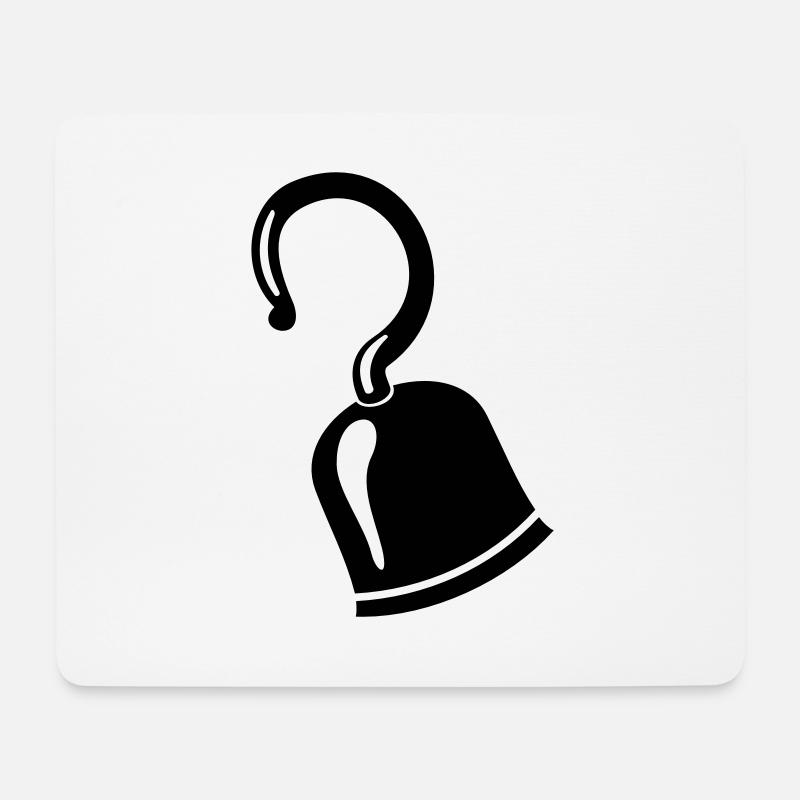 Pirat - Mousepad (Querformat) - Weiß