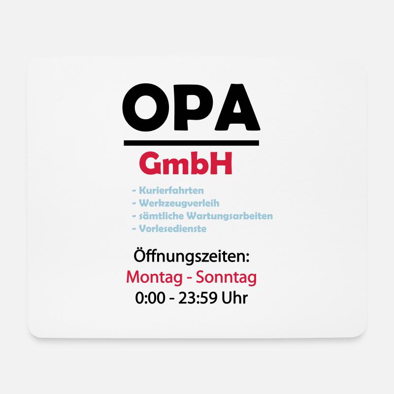 opa gmbh 02 - Mousepad (Querformat) - Weiß