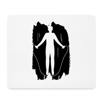 Fitness Sport Ausdauer Workout - Mousepad (Querformat) - Weiß - Vorne