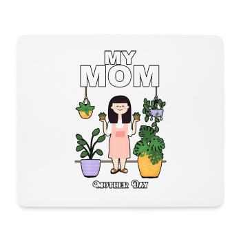 My mother lover Mother Day - Mousepad (Querformat) - Weiß - Vorne