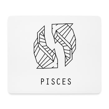 Pisces - Mouse Pad (horizontal) - white - Front