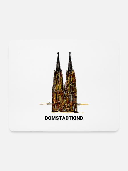 Kölner Dom - Domstadtkind - Mousepad (Querformat) - Weiß