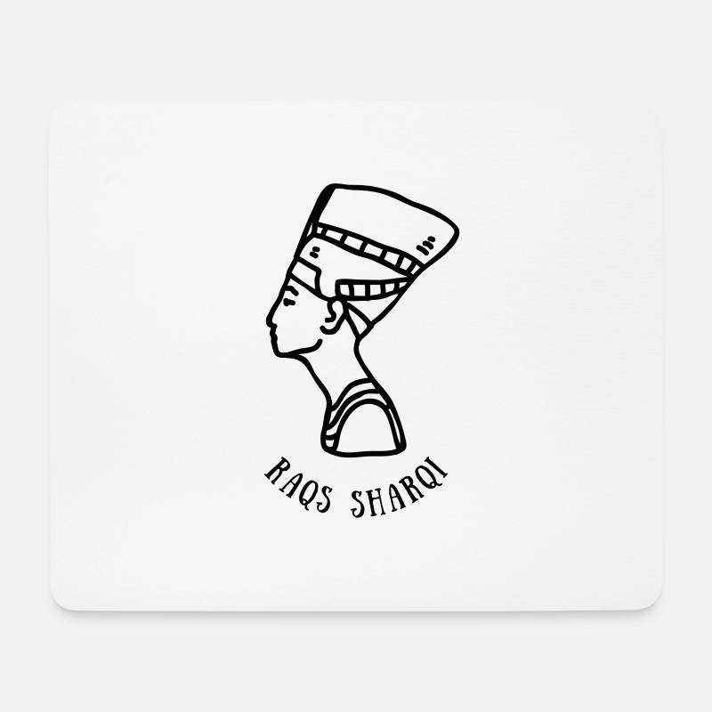 Nofretete - Mousepad (Querformat) - Weiß