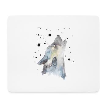 Lupo - Mouse Pad (horizontal) - white - Front