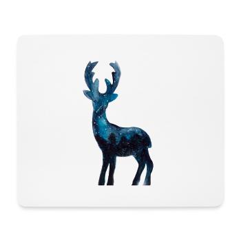 deer - Mouse Pad (horizontal) - white - Front