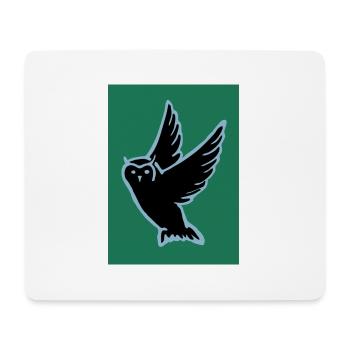 Hibou - Tapis de souris (format paysage) - blanc - Devant