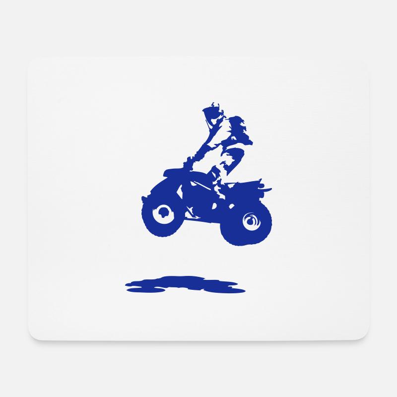 Ein Quad - Mousepad (Querformat) - Weiß
