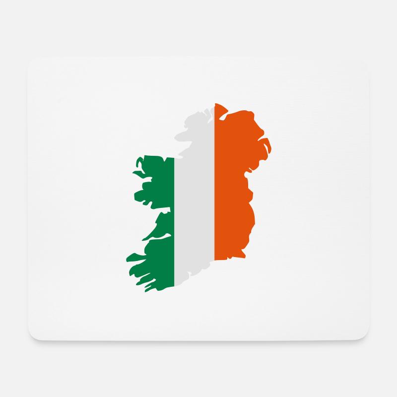 Irland - Mousepad (Querformat) - Weiß